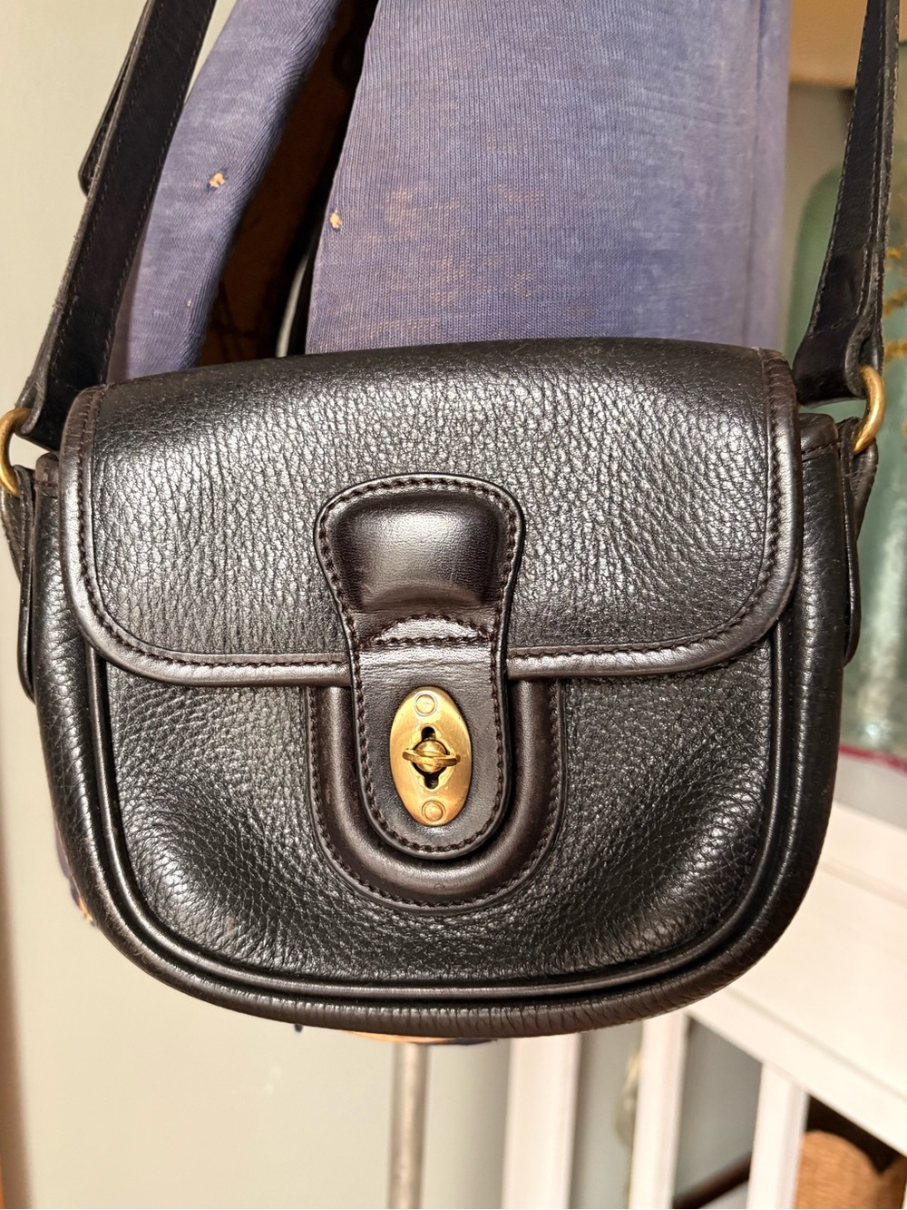 VINTAGE COACH Kiss lock saddlebag